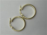 Orecchini Domar Donna Cerchi argento 925 lisci in Argento ORAR-458-280